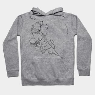 Orchid Flower Hoodie